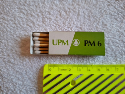 Kaipola paperitehdas tulitikkuaski UPM PM6