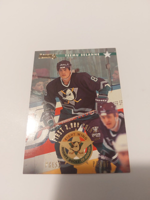 1996-97 Donruss Press Proofs #157 Teemu Selänne /2000