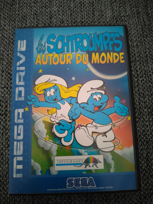 SEGA MEGA DRIVE – THE SMURFS: TRAVEL THE WORLD – CIB