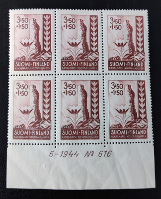1944 Kansanapu numerokuusilo **