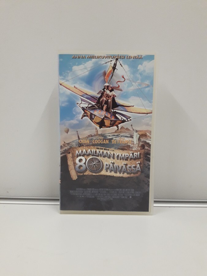 Maailman Ympäri 80 Päivässä (Chan, Coogan, vhs)