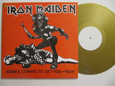 Iron Maiden Eddies Coming to get You 2* LP Värivinyylit