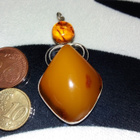 Iso Meripihka riipus honey agge Amber - pikkukuva 5