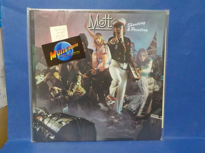 MOTT - SHOUTING & POINTING M-/M- 1ST UK -76 JUN PRESS LP