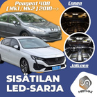 Peugeot 408 Sisätilan LED-sarja 12-osainen - pikkukuva 1