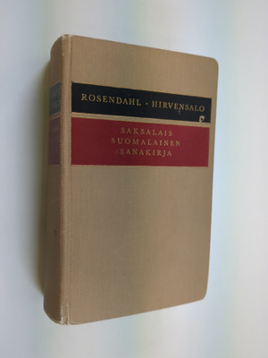 Alex Rosendahl : Saksalais-suomalainen koulusanakirja