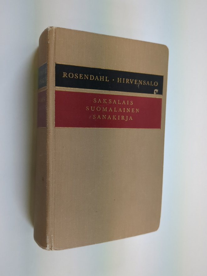 Alex Rosendahl : Saksalais-suomalainen koulusanakirja