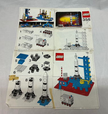 Lego Legoland 358 Rocket Base OHJE