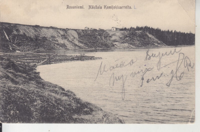 Rovaniemi Kemijokivarresta 1 ms sensuurileima.