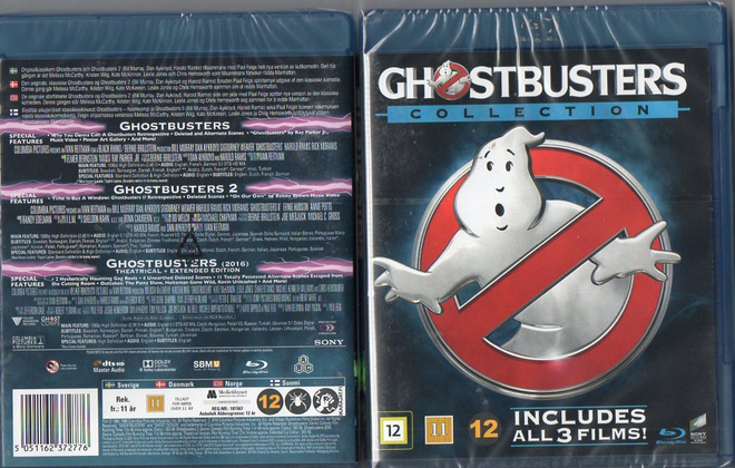 ghostbusters collection	(13 431)	UUSI	-FI-	BLU-RAY	3 movie