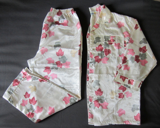 Retro  FEMI  L  naisten  pyjama,  polyester  ja  puuvilla