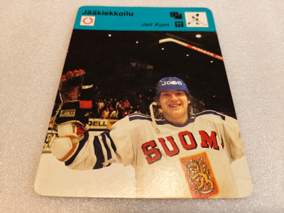 Jari Kurri, Sportcasterisin/Concert Hallin keräilykortti