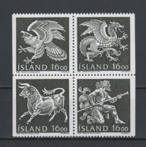 (S1049) ICELAND 1988 (Heimskringla Legend. Guardian Spirits)