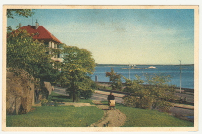 Helsinki Kaivopuiston rantaa 1956