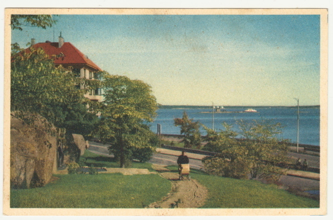 Helsinki Kaivopuiston rantaa 1956