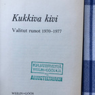 Tommy Tabermann:Kukkiva kivi. Valitut runot 1970-1977. 1.p. - pikkukuva 4
