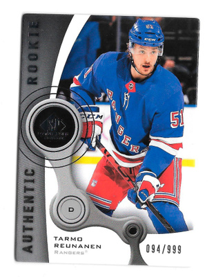 2021-22 SP Game Used Rookie #R-77 Tarmo Reunanen /999