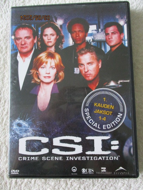 C.S.I. SEASON 1 EPISODES 1 - 4  (DVD) C.S.I.  JAKSOT 1 - 4