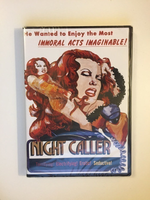 Night Caller (DVD) Vinegar Syndrome (1975) UUSI MUOVEISSA