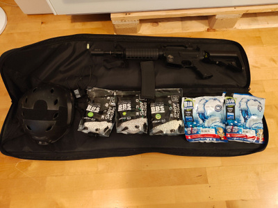 Airsoft ase ja tarvikkeita