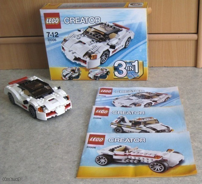 LEGO CREATOR 31006 3 IN 1 MOOTTORITIEN KIITÄJÄ UUDENVER HKI