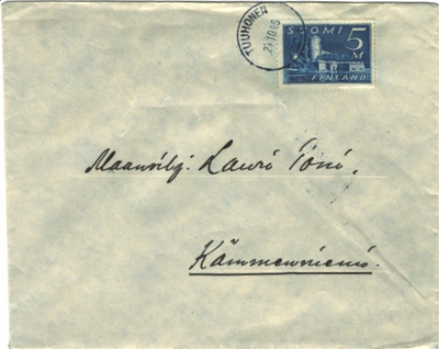 POSTILÄHETYSTUUHONEN /RUOVESI