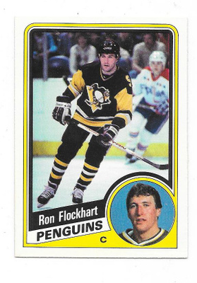 1984-85 OPC #174 Ron Flockhart , Pittsburgh Penguins