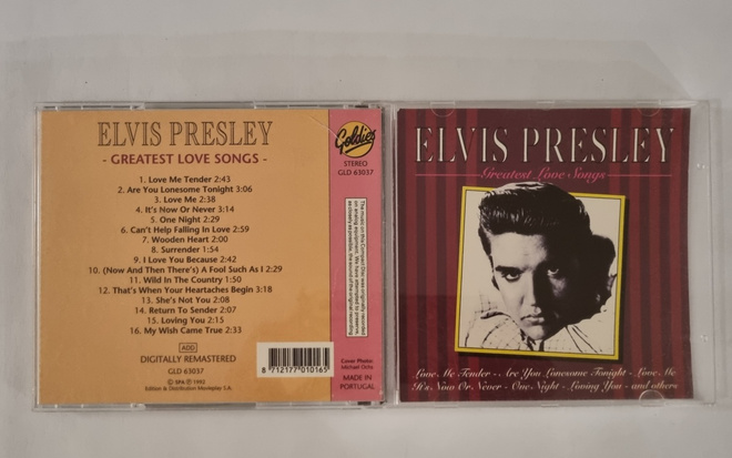ELVIS PRESLEY: GREATEST LOVE SONGS CD