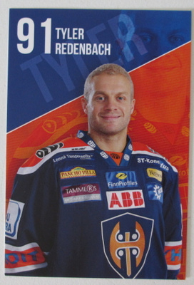 Tyler Redenbach Tappara teamset kortti