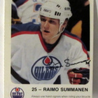 RAIMO SUMMANEN Edmonton Oilers teamset kortti - pikkukuva 1