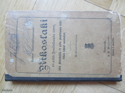 SUOMEN SUURRUHTINAANMAAN RIKOSLAKI 1889