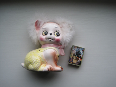 KISSA FIGUURI - PANKKI, VINTAGE