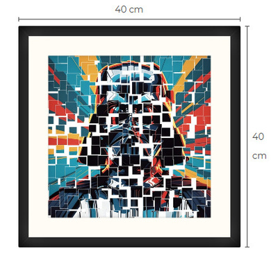 Uusi sci-fi Pop art print taulu 40 cm x 40 cm