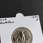 USA 1989-D, Quarter Dollar, UNC - pikkukuva 2