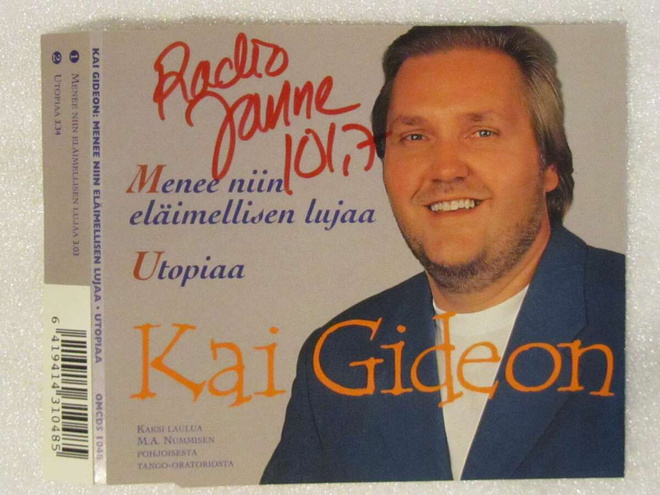 Kai Gideon • Menee Niin Eläimellisen Lujaa CD-Single