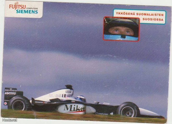 AUTOKORTTI - MIKA HÄKKINEN JA McLAREN - 7