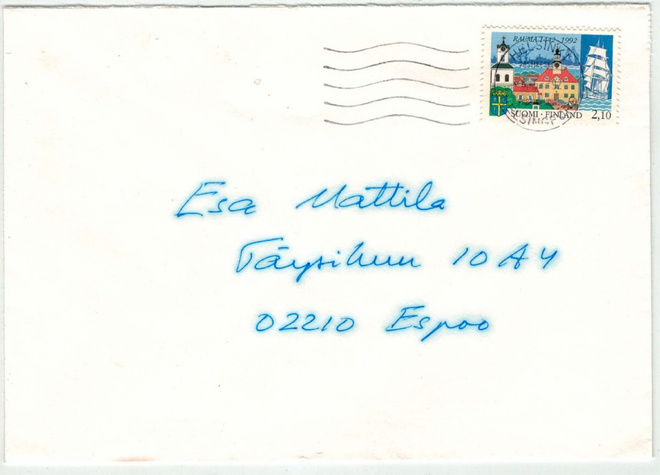 1992 Rauma loistoleimainen kirje