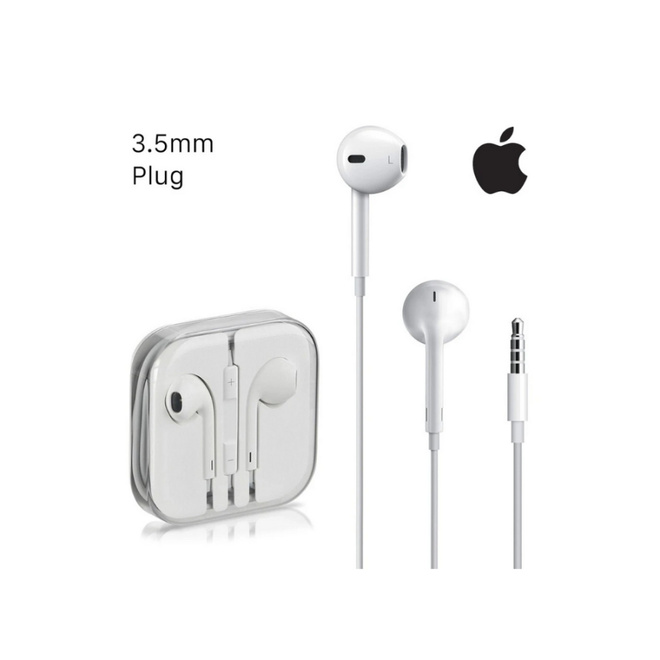 Apple EarPods nappikuulokkeet kuulokeliitännällä