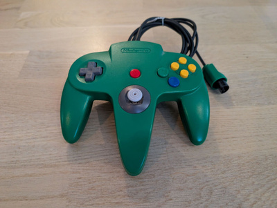 Nintendo 64 ohjain vihreä