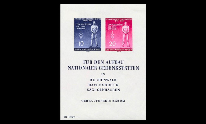 DDR 459-60BL11 ** Fasismista vapautuminen (1955)