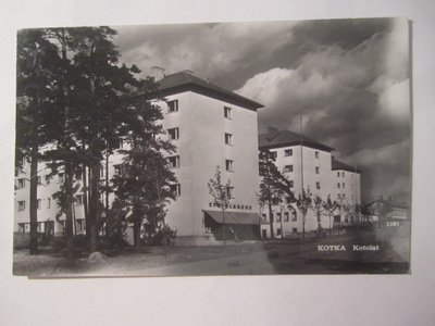 VANHA Postikortti Kotka 1950-l Alkup.Mallikappale