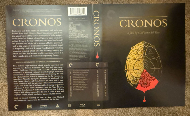 CRONOS (BD) Guillermo Del Toro CRITERION EDITION
