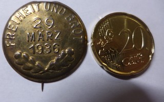 Pinssi v.1936 Hakaristi Saksa
