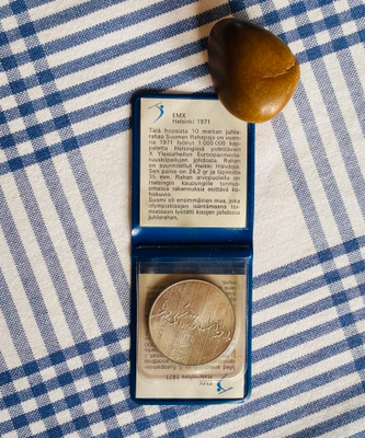 10 mk EM-kisojen juhlaraha 1971