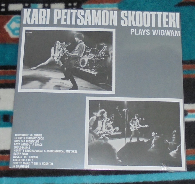 KARI PEITSAMON SKOOTTERI ~ Plays Wigwam ~ LP kelmussa PUNAIN