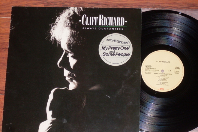 CLIFF RICHARD - Always Guaranteed - LP 1987 pop rock EX-