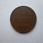 5 PENNIÄ 1917 - pikkukuva 1