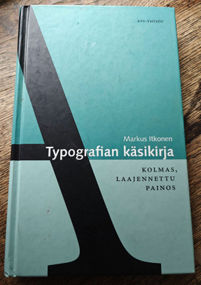 Markus Itkonen: Typografian käsikirja