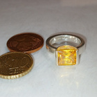 Citrine kivi Hopea sormus MEXICO 925 - pikkukuva 4