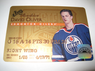 NHL DAVID OLIVER, EDMONTON OILERS